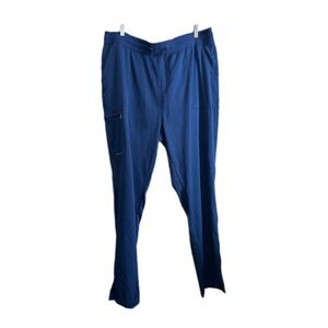 HH Works by Healing Hands Raine Navy Blue Scrub Pants Women's 1XT‎